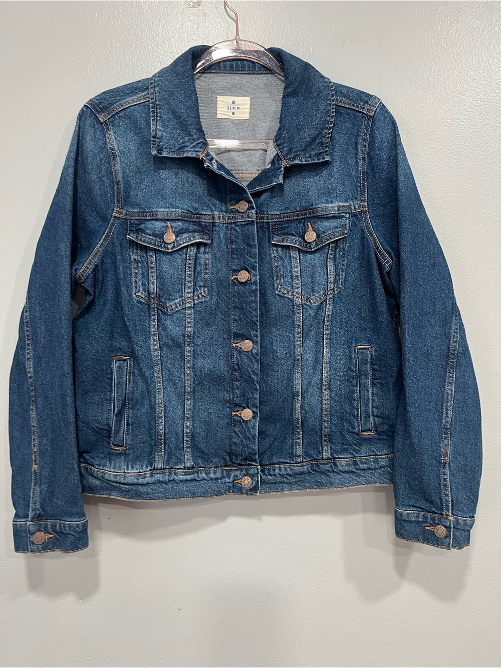 Den!m women’s jean jacket size‎ 18